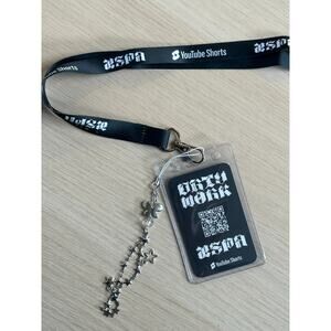 Rare AESPA x YouTube Shorts Lanyard and ID sleeve